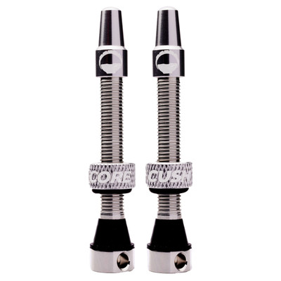 Cush Core Air Valve, 55mm, Silver, Pair
