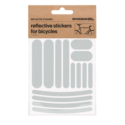 Bookman Visibility Reflective Stickers, Strips, White