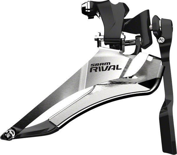 SRAM Rival 22 Yaw Braze-On Front Derailleur with Chain Spotter for