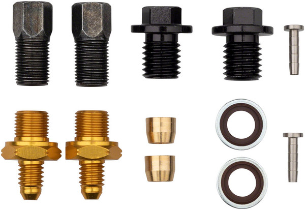 Jagwire Pro Disc Brake Hydraulic Hose Quick-Fit Adaptor for