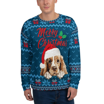 Unisex Sweatshirt All-Over-Print-Ugly-Christmas-Sweater