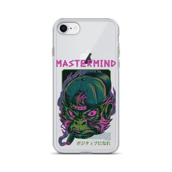Clear Case for iPhone® Black MonsterMind
