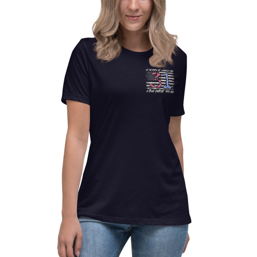 Women's Relaxed T-Shirt Charlie Kirk Quote Women's Relaxed T-Shirt Charlie Kirk Quote