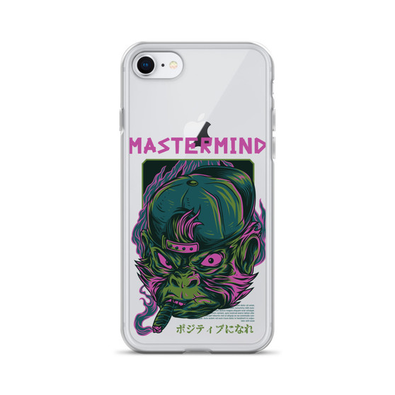 Clear Case for iPhone® Black MonsterMind