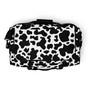 Duffle bag Cow Print Black White Duffle Bag For Men Women Sport Gym Fitness Tote Travel Training Workout Basketball Football Weekender