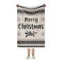 Sherpa Christmas blanket