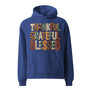 Unisex oversized hoodie DTG Printing Thanksful