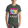Street-rules-colorful-bear-doll Unisex t-shirt