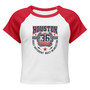 Women’s micro rib raglan baby tee Houston