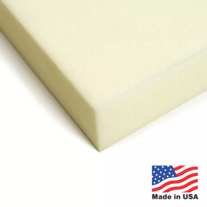 24" x 48" High Density Upholstery Urethane Foam Sheet Seat Cushion, Choose Thickness