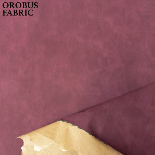 Nubuck Suede Plum Red