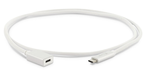 [17209] LMP USB-C to USB-C Extension Cable, silver