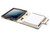 Booqpad, coffee cream Nappa leather for iPads 2-4 generation