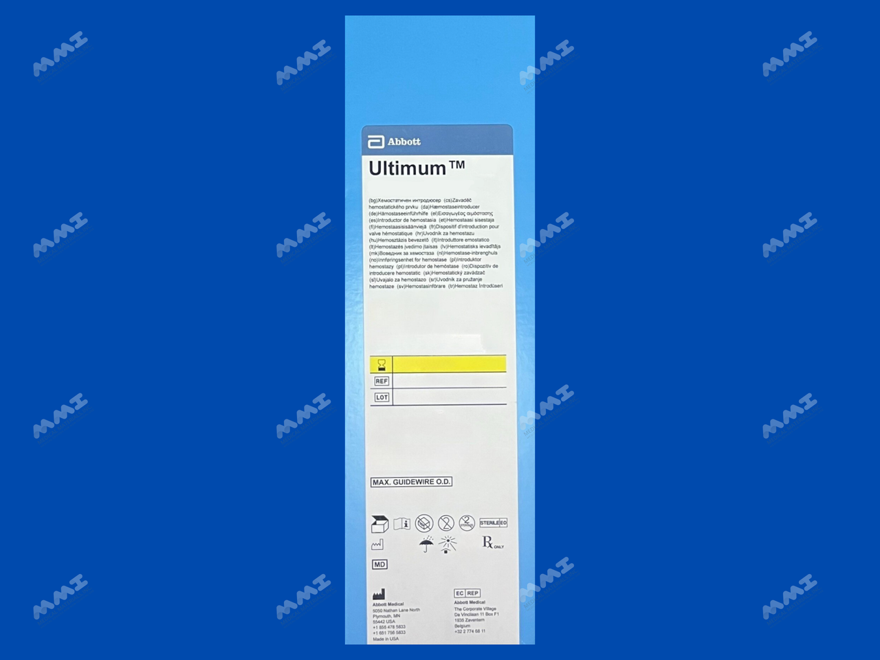 Ultimum EV Hemostasis Introducer - 12Fr x 12cm