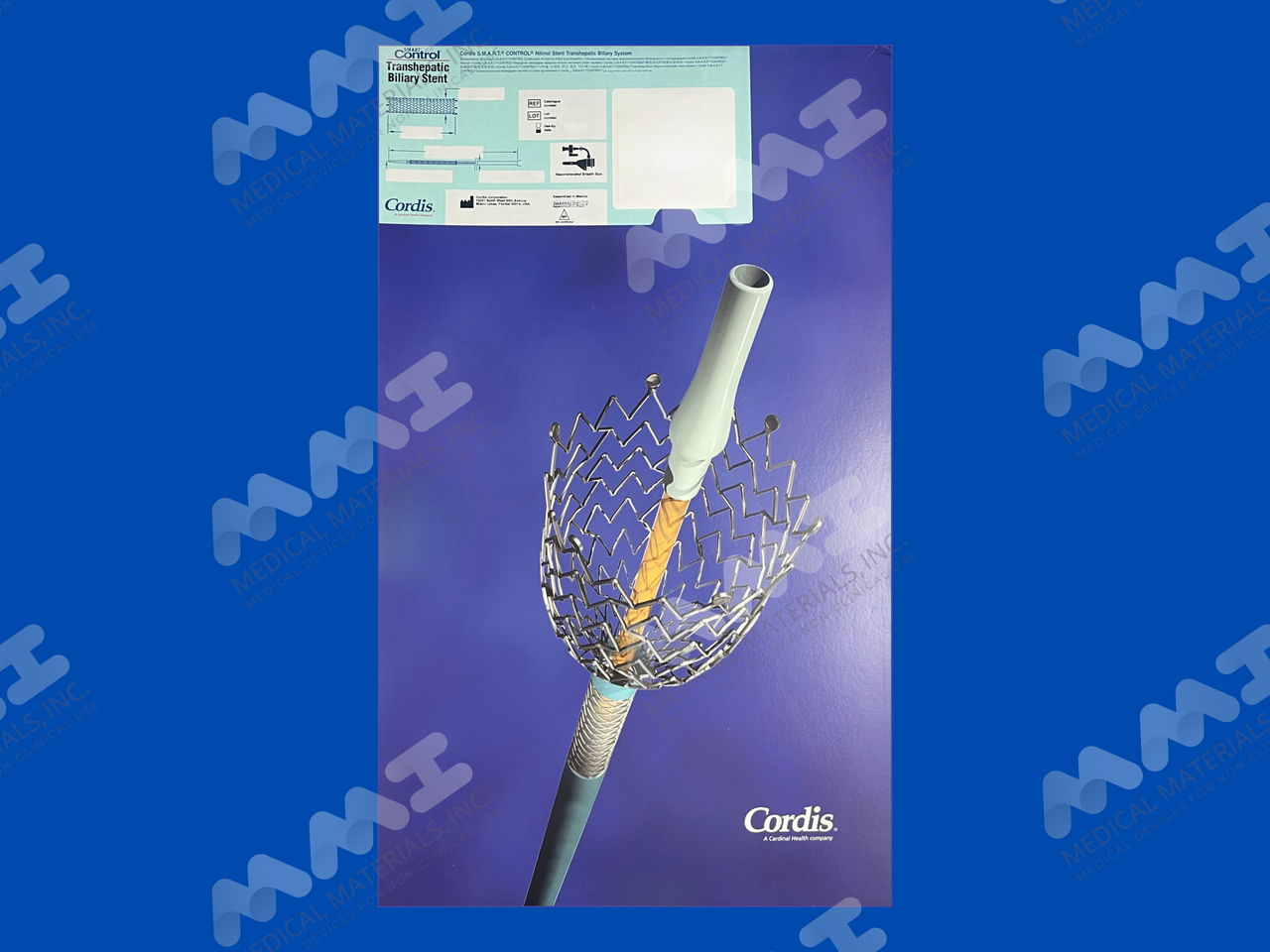 S.M.A.R.T. Control Nitinol Transhepatic Biliary Stent System - 12mm x 60mm x 80cm