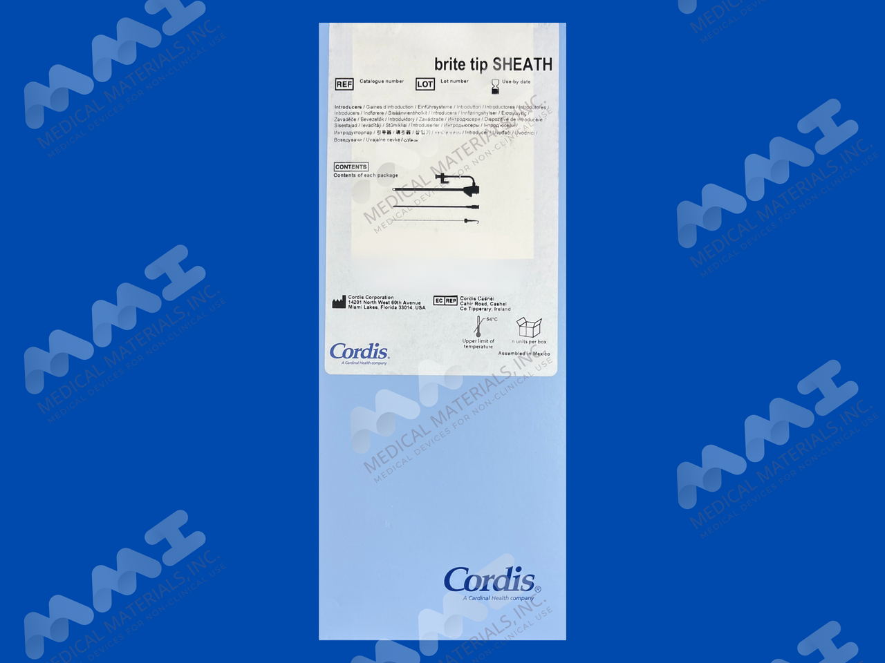 Brite Tip SHEATH Introducer - 10Fr x 11cm x .035"