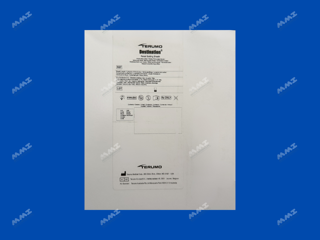 Destination Renal Guiding Sheath - RDC-CCV - 5Fr x 45cm x .038"