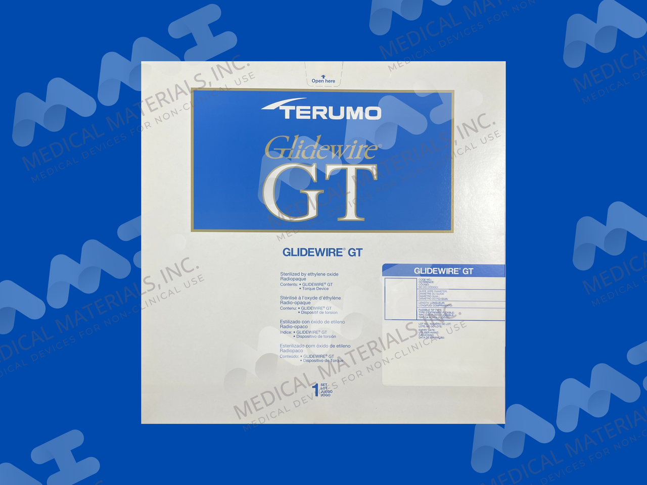 Glidewire GT - RG*GW1818SP - Double Angle - .018" x 180cm - Non-Expired