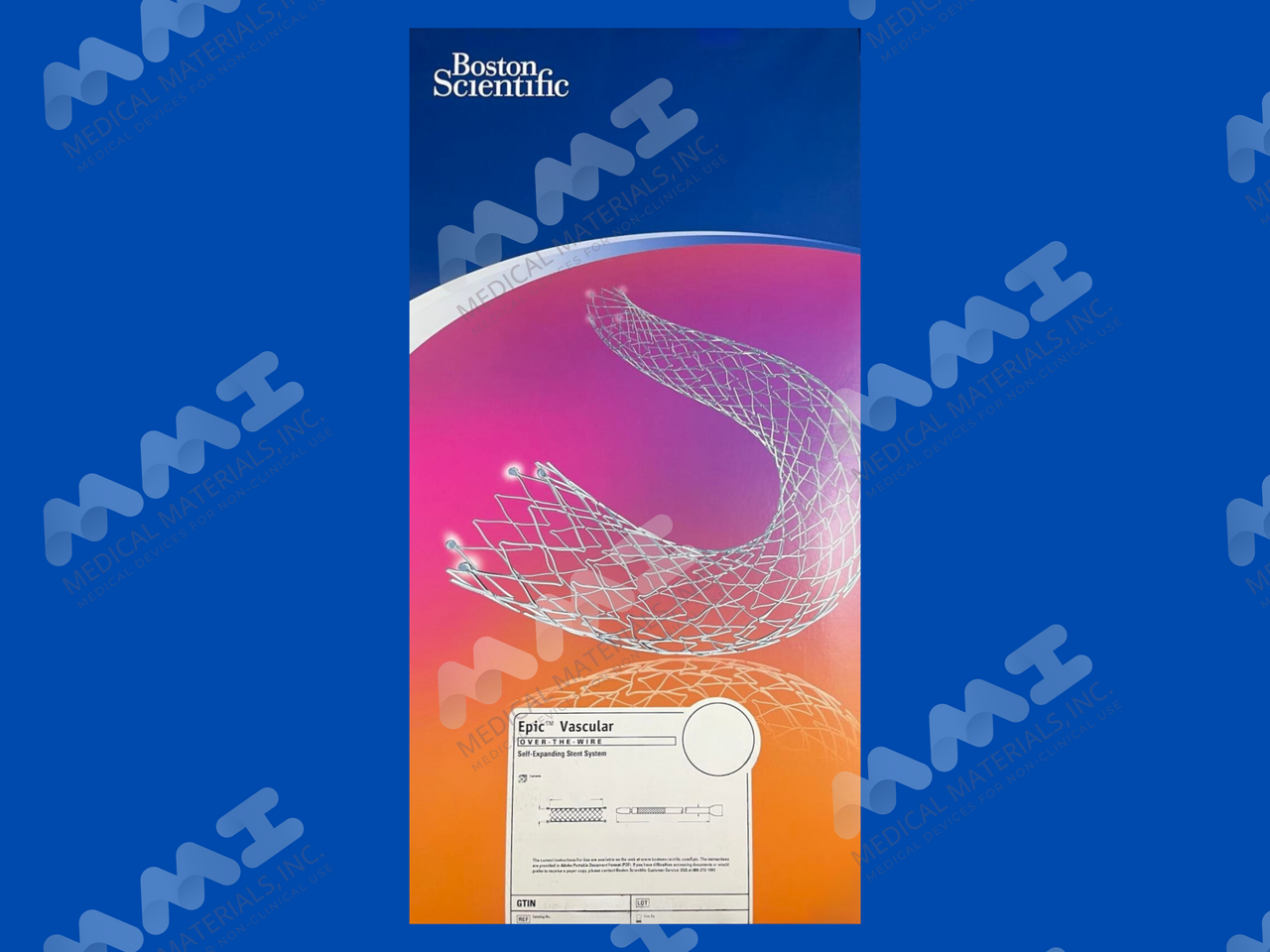 Epic Vascular Self-Expanding Stent System - OTW - 10mm x 80mm x 75cm