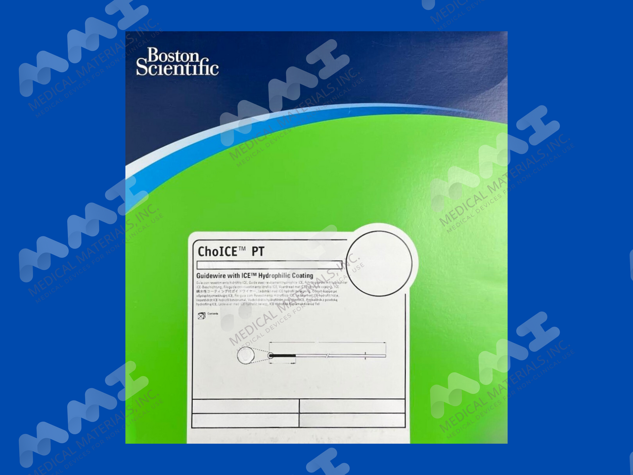 ChoICE PT Guidewire - ICE Hydrophilic Coating - Extra Support, J-Tip - .014" x 300cm - Non-Expired