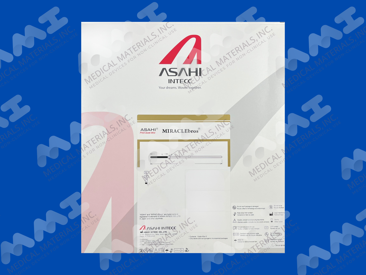 MIRACLEbros 3 180cm PTCA Guide Wire (12778-01-NE) - .014" x 180cm - Non-Expired