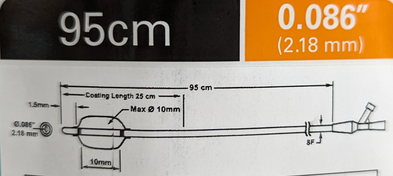 BOBBY Balloon Guide Catheter 8Fr x .086" x 95cm NonExpired
