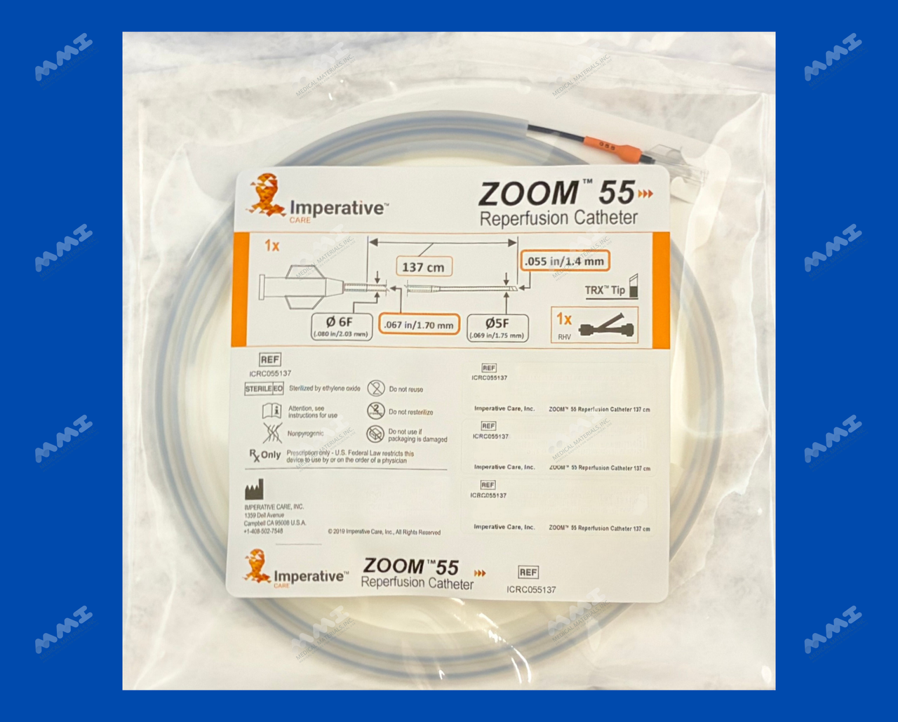 Zoom 55 Reperfusion Catheter - TRX Tip - 6Fr/5Fr x .067