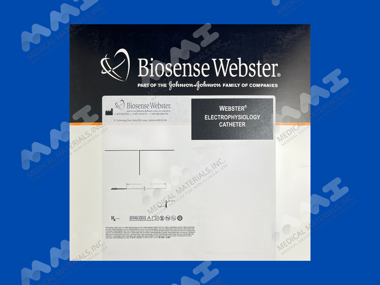 WEBSTER Electrophysiology Catheter - Fixed Curve/Lumen - 5mm - G-Goronary Sinus/Orange - 7Fr x 115cm