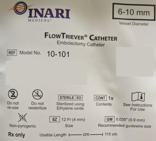 Inari Medical FlowTriever Embolectomy Catheter - 10-101