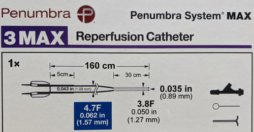 Penumbra 3MAX Reperfusion Catheter - 3MAXC