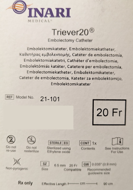 Inari Medical Triever20 Embolectomy Catheter - 21-101
