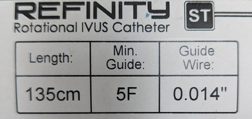 Volcano REFINITY Rotational IVUS Catheter - 89900