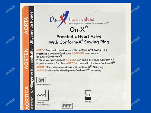 On-X Prosthetic Heart Valve with Conform-X Sewing Ring ONXACE-21-NE