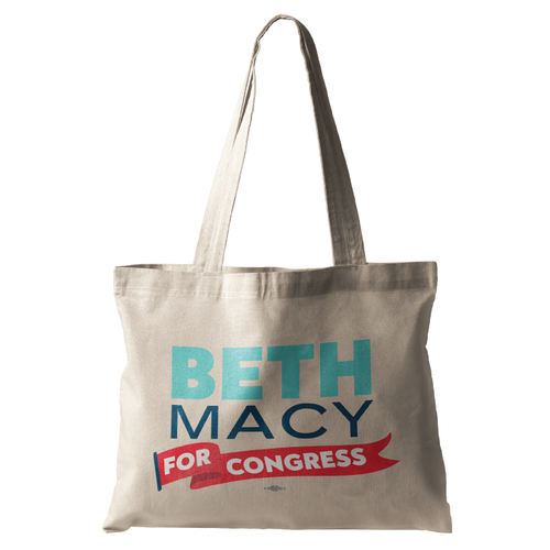 Beth Macy (Natural Canvas Tote)