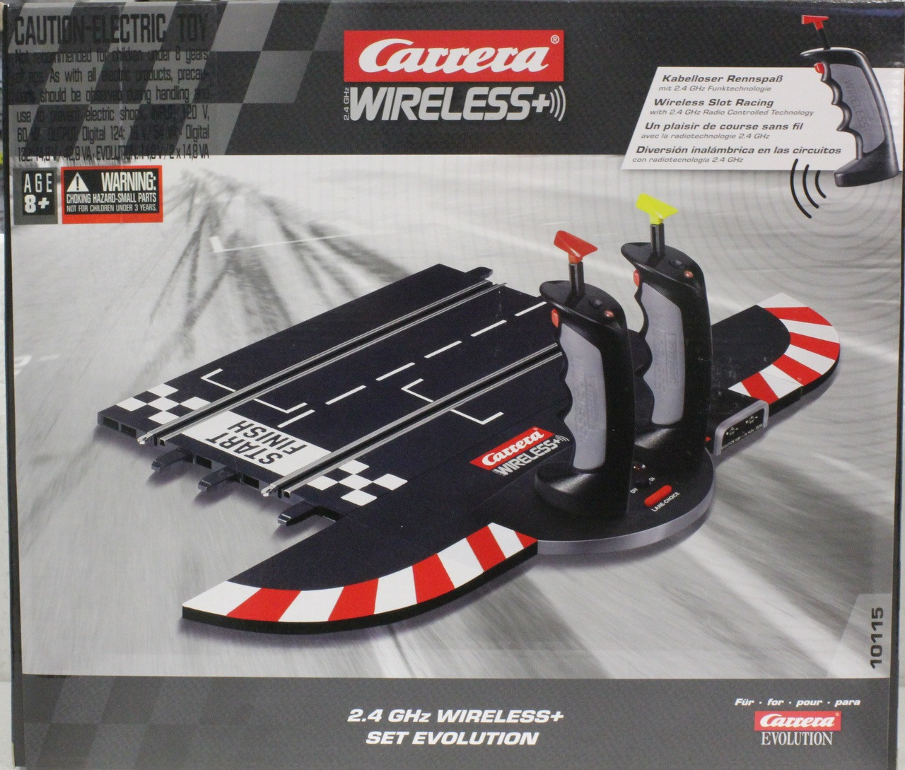 10115 Carrera Evolution 132 Wireless 2.4 GHz Controller Set 124 Slot