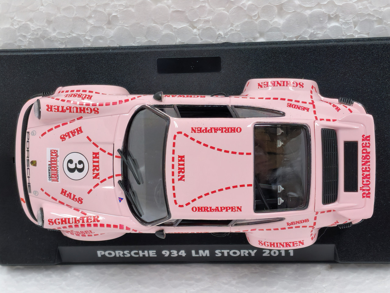 SLOT CAR SCALEXTRIC fly A2056 - Porsche 934 #58 24H. Le Mans 1977