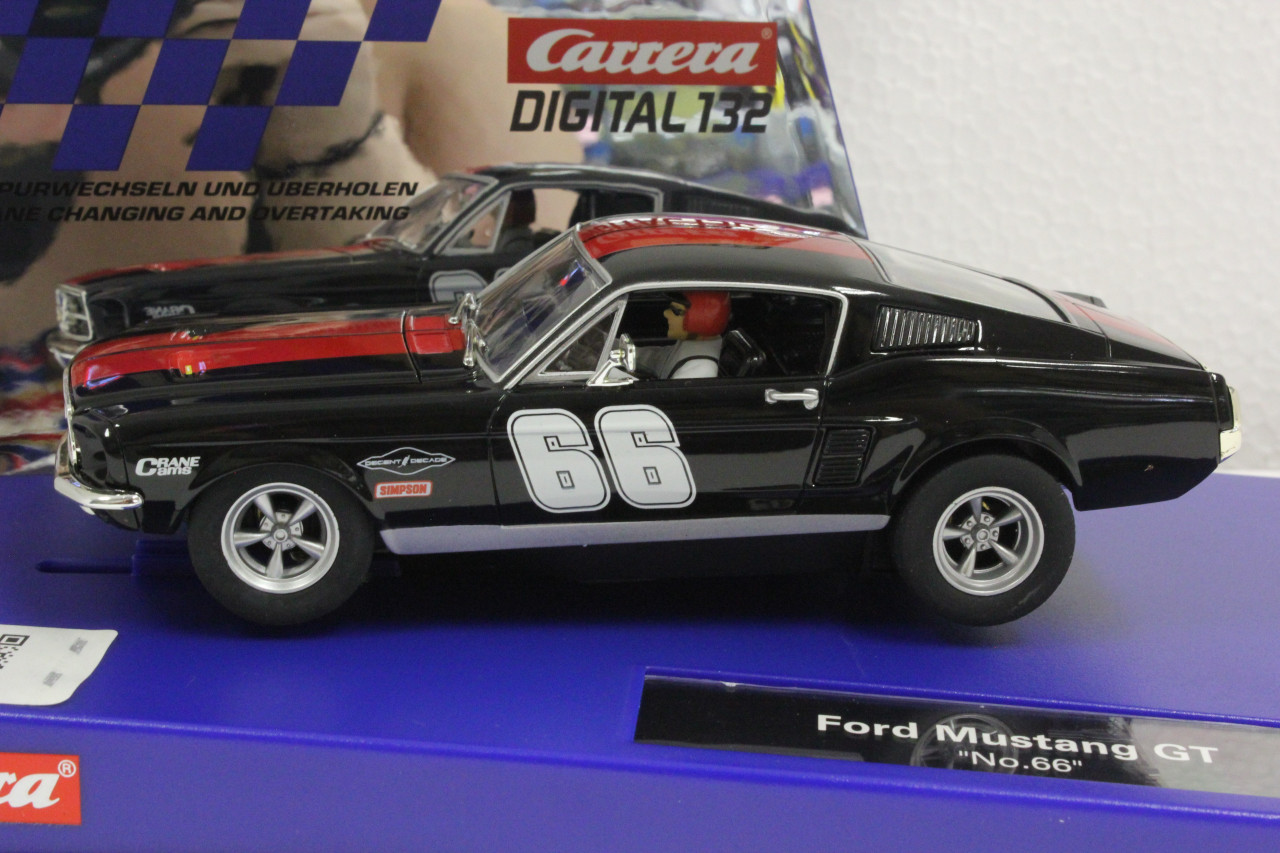 30792 Carrera Digital 132 Ford Mustang GT #66, 1:32 Slot Car