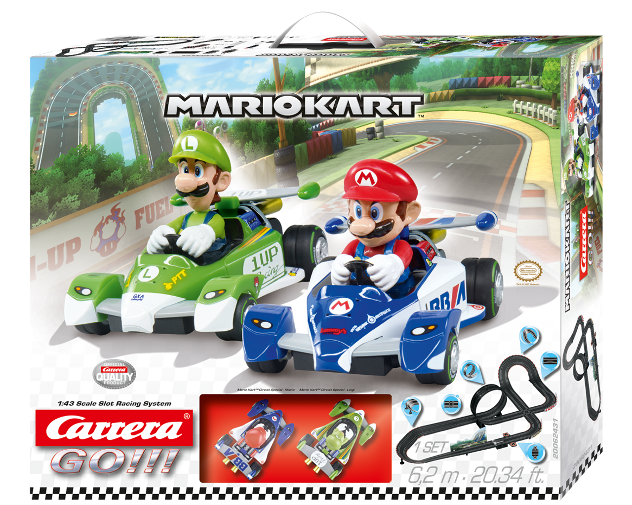 scalextric carrera go mario kart