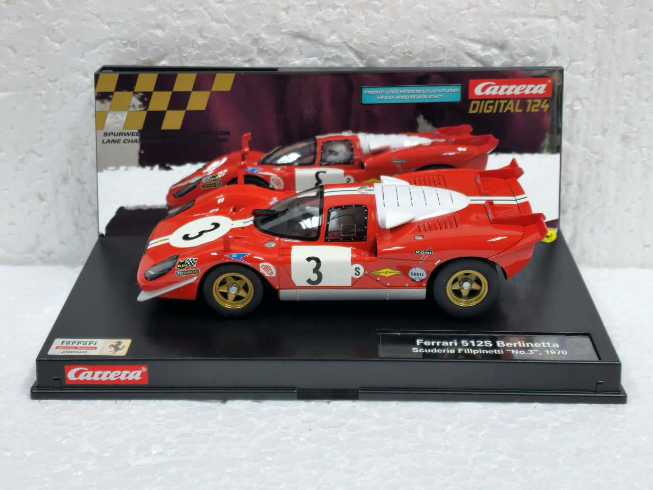 23856 Carrera Digital 124 Ferrari 512S Berlinetta Scuderia