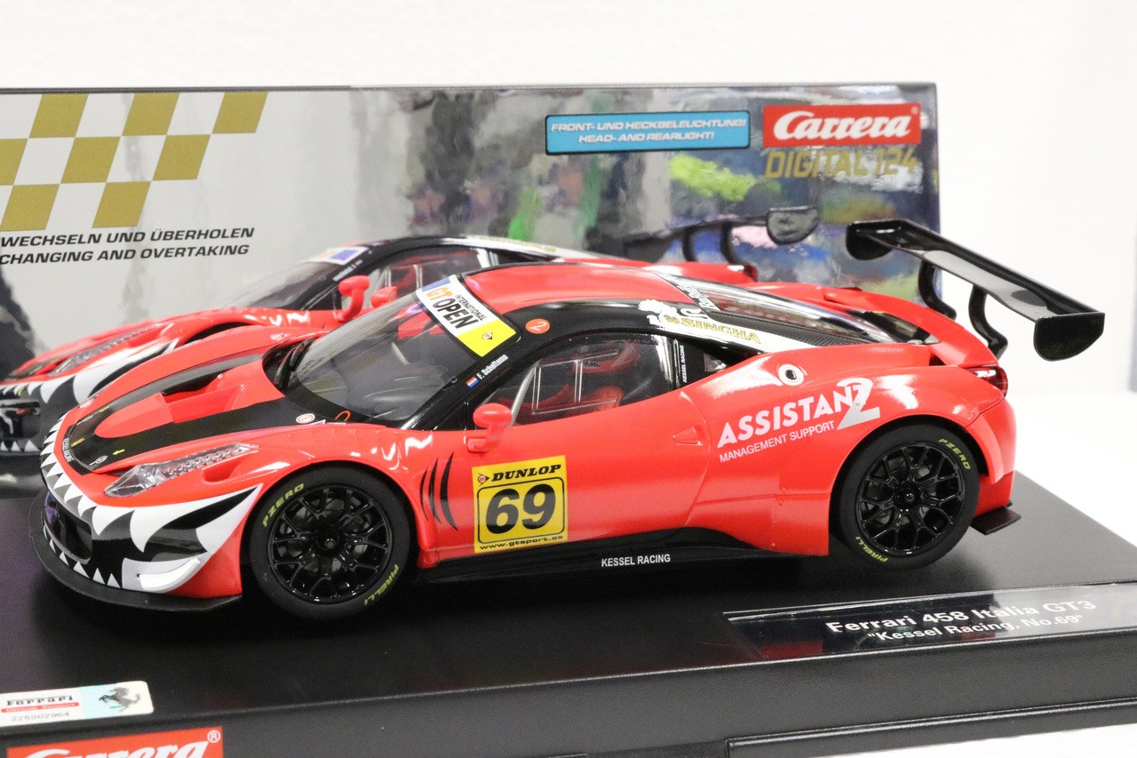 カレラ デジタル124スロットカー 1/24 Ferrariフェラーリ599XX 23838 Carrera Digital 124 Ferrari 458 Italia GT3 Kessel