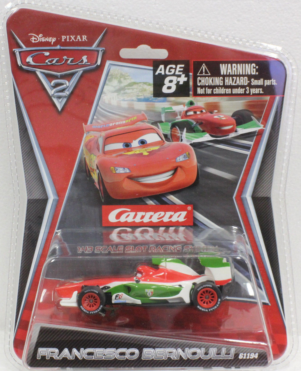 61194 Carrera GO!!! Disney / Pixar Cars 2- Francesco Bernoulli 1/43 Slot Car  - Great Traditions