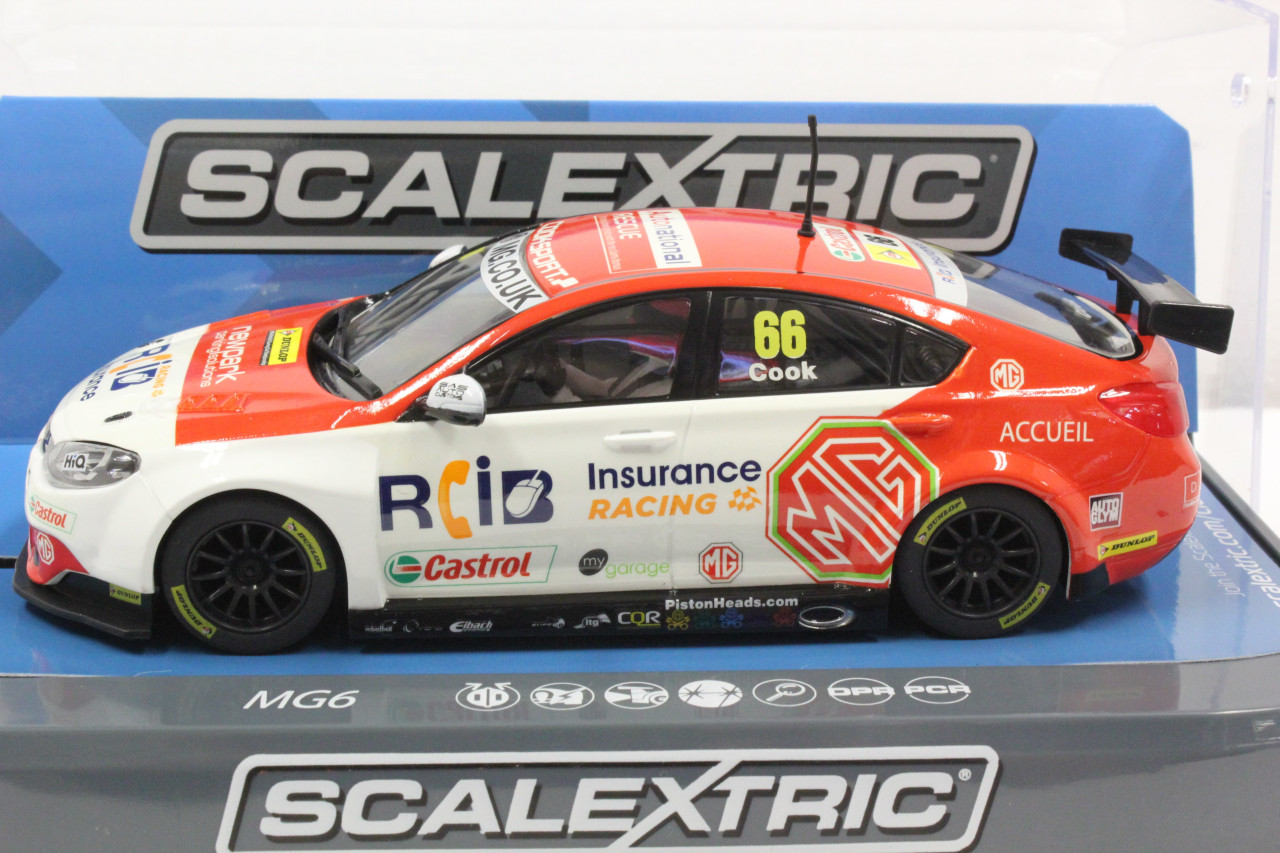 C3863 Scalextric BTCC MG6 Josh Cook, #66 1/32 Slot Car *DPR