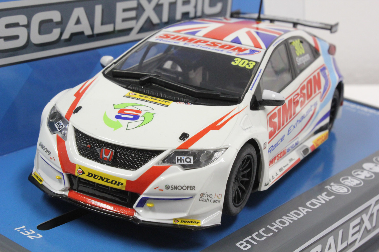 scalextric honda civic btcc