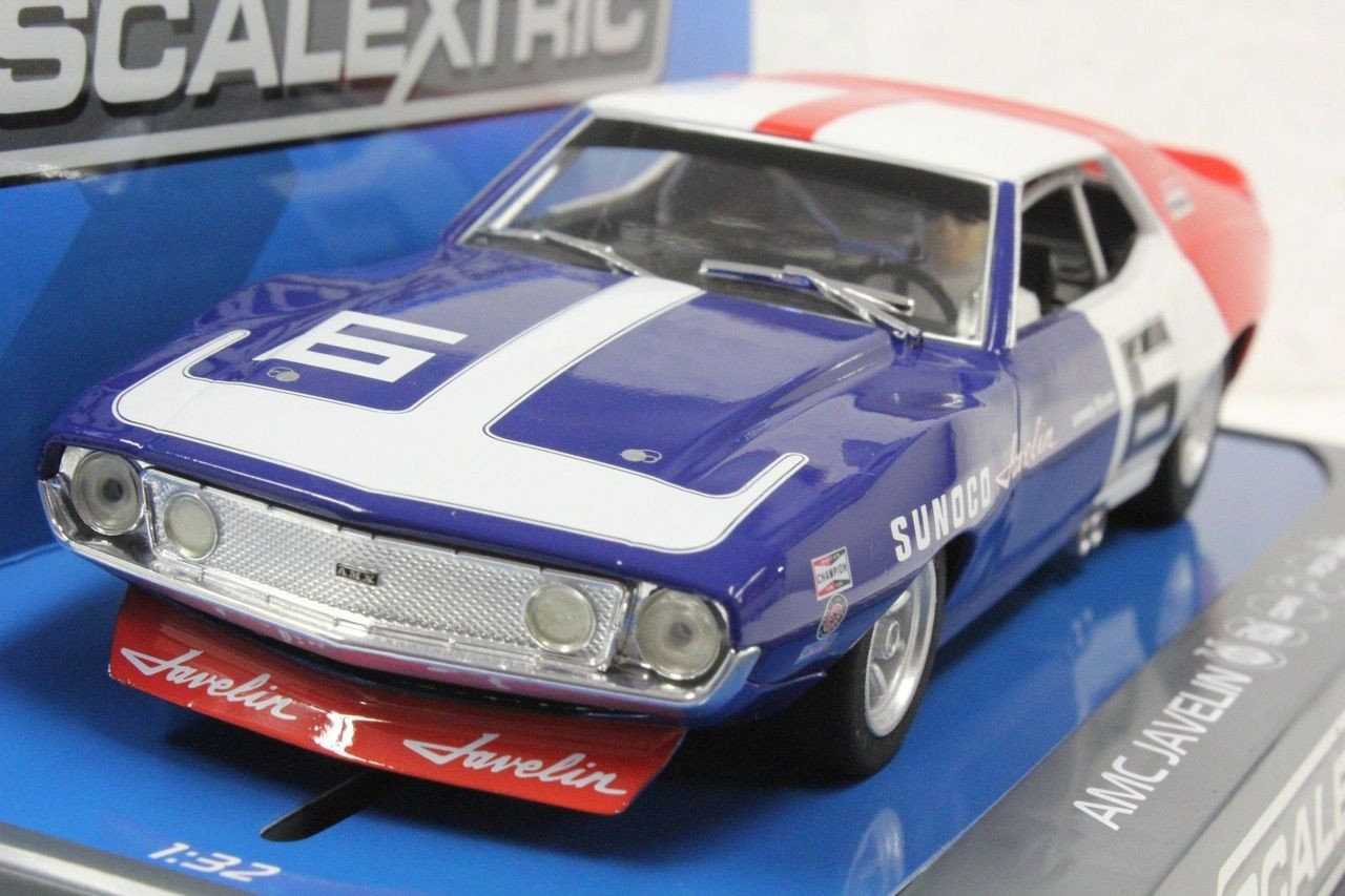 スケーレックストリック AMC Javelin 1/32 Amazon.com: Scalextric AMC Javelin Alabama State Trooper 1