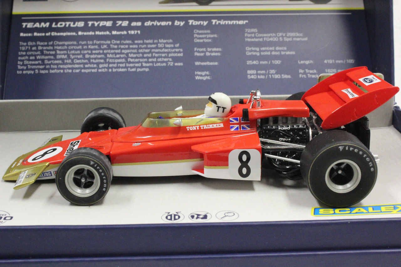 C3657A Scalextric Lotus 72 F1 1971, #8 Limited Edition 1/32 Slot