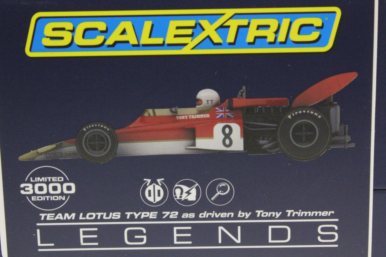 C3657A Scalextric Lotus 72 F1 1971, #8 Limited Edition 1/32 Slot