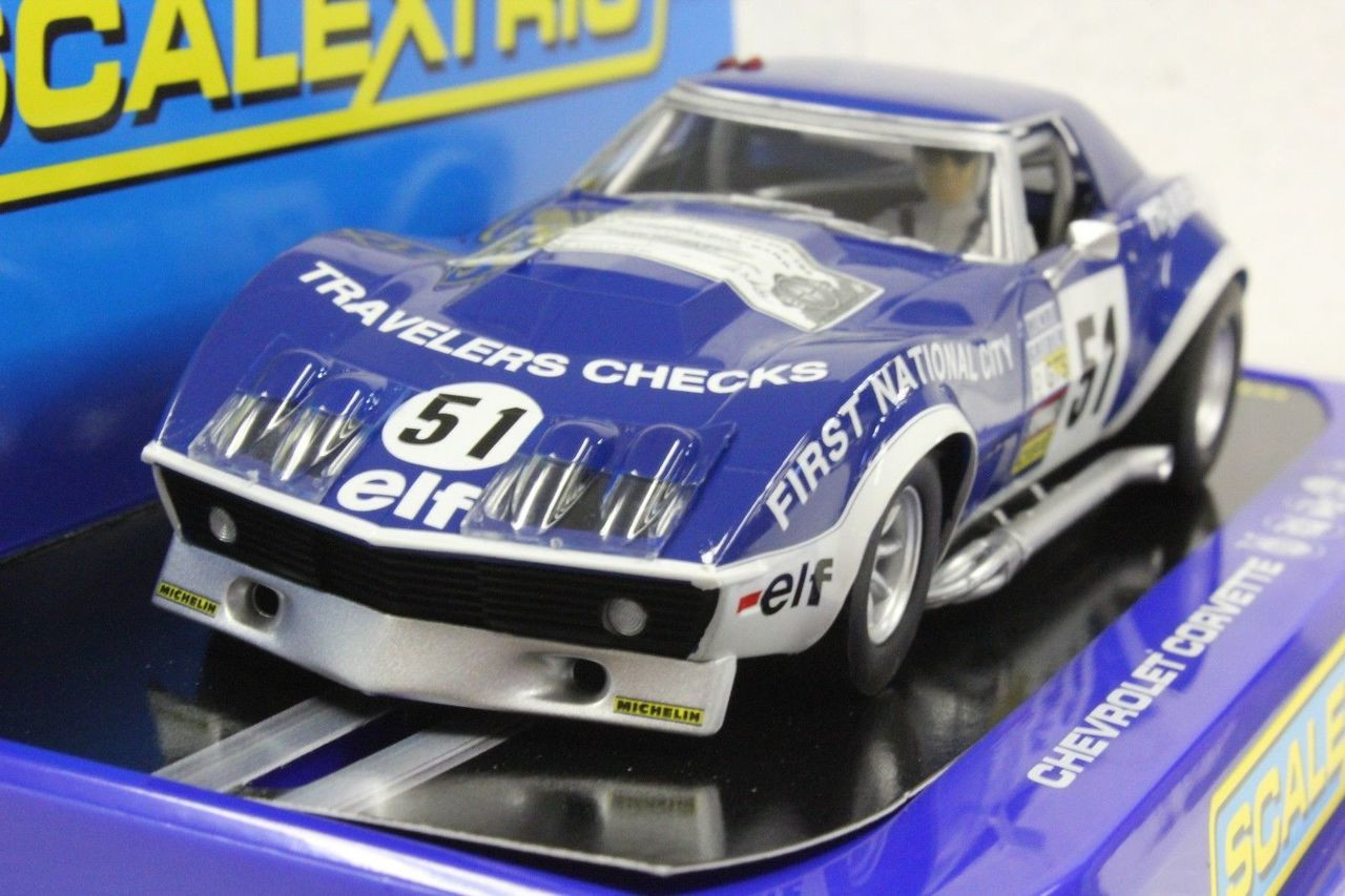 C3654 Scalextric Chevrolet Corvette L88 LeMans 1974, #51 1/32 Slot Car