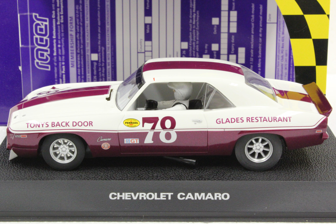 自動車 107 SCALEXTRIC CHEVROLET CAMARO #78 C2796 Scalextric 1969 Chevrolet Camaro Z-28, #78 1:32 Slot