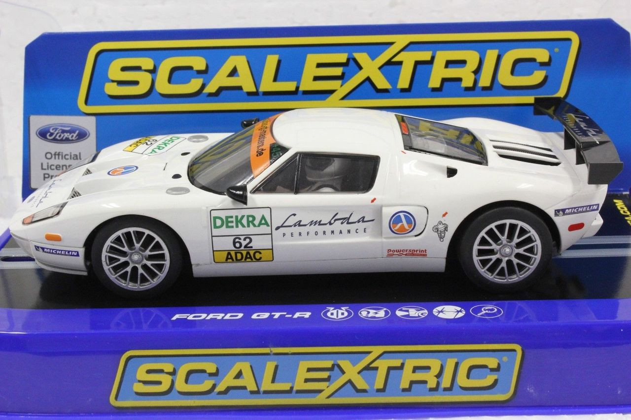 C3290 Scalextric Ford GT-R Lamba Performance, #62 1/32 Slot Car