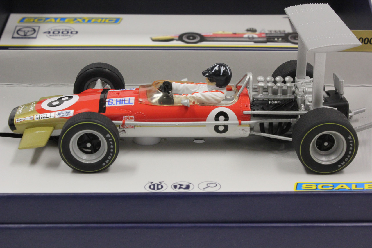 C3543A Scalextric Lotus 49 F1 Graham Hill, #8 Limited Edition 1:32 Slot Car